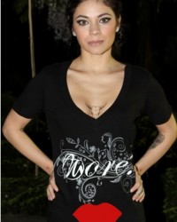 Deep V-Neck Amore Tee, from Adriana Marie, from $40.