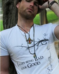 I Make Being Bad Look Good, Men's Tee from Adriana Marie AMore Collection, From $30.