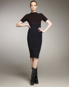 Marc Jacobs Polka Dot Jacquard Dress, Neiman Marcus