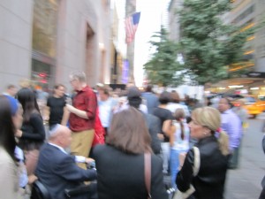 Bustling Midtown NYC Streets for FNO 2011