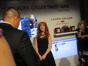 Kathy Griffin at QVC's Tweet Deck