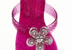 FlipOut Sandals Pink Jelly Sandal with Pink Flower