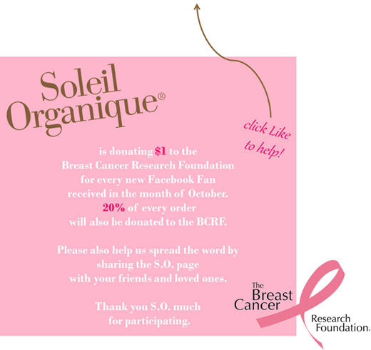 Soleil Organique for a Cure