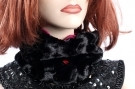 Black Panther Neckwarmer from Annie Fink designs