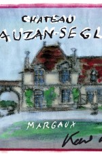 Château Rauzan-Segla 2009 with Karl Lagerfeld-painted label