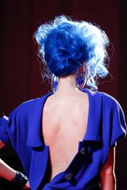 Blue Hair on the Runway for Spring 2012