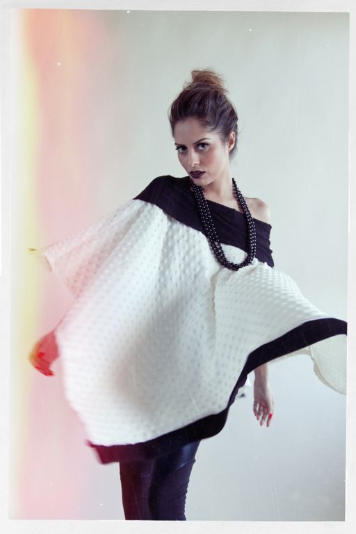 Eleganza Poncho from VDE, $55.