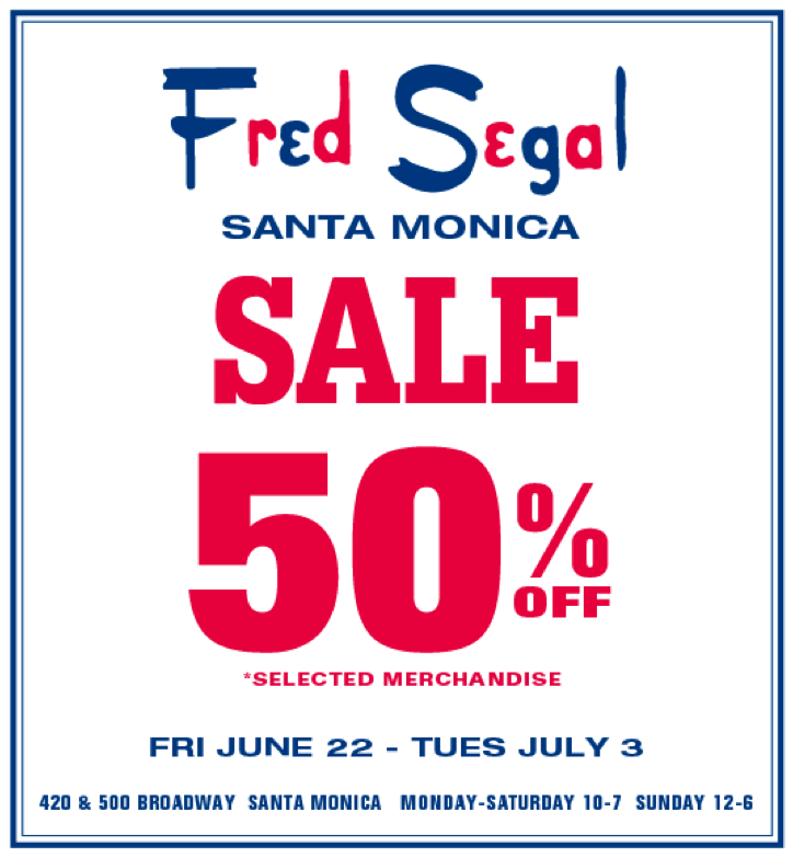 Fred Segal Summer Sale