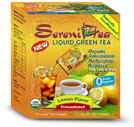 SereniTea Liquid Organic Tea Packets