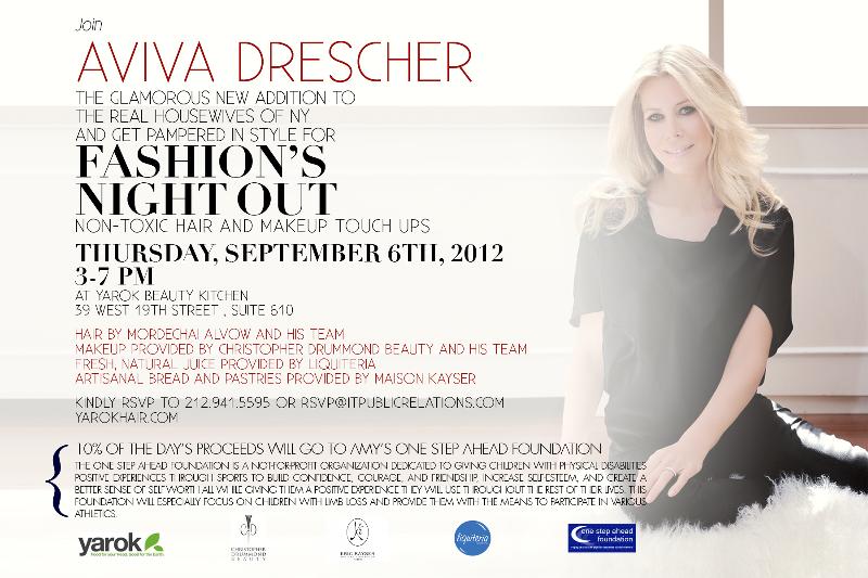 Fashion's Night Out with Aviva Drescher