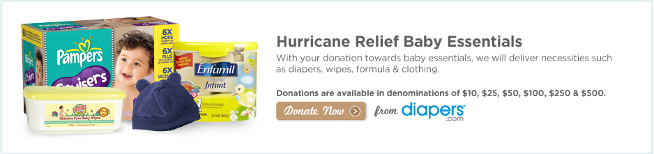 Diapers.com for Hurricane Sandy Relief