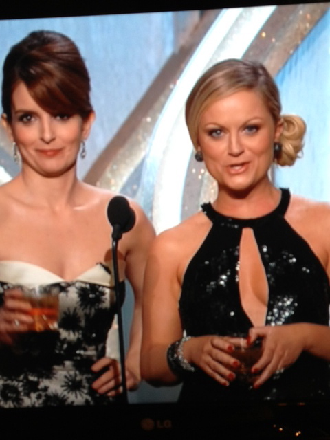 Tina Fey and Amy Poehler the Golden Globes 2013