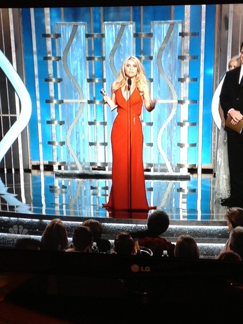 Claire Danes at the Golden Globes 2013