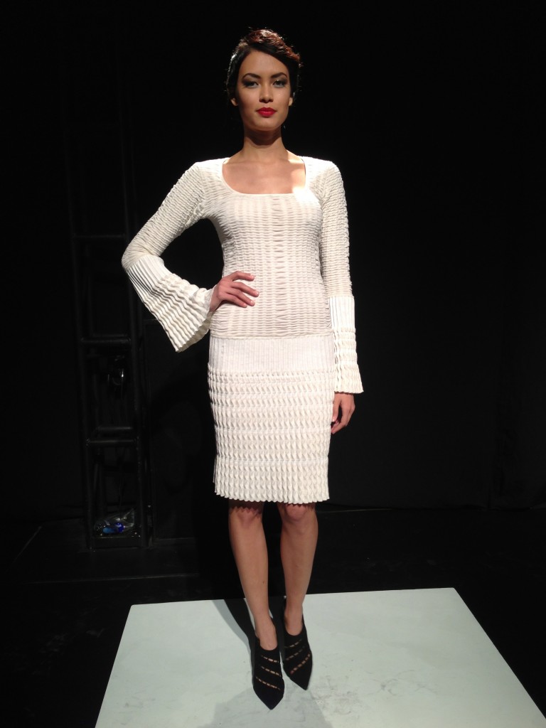 Winter White Knits at NY Fashion Week Nina Skarra Fall 2013