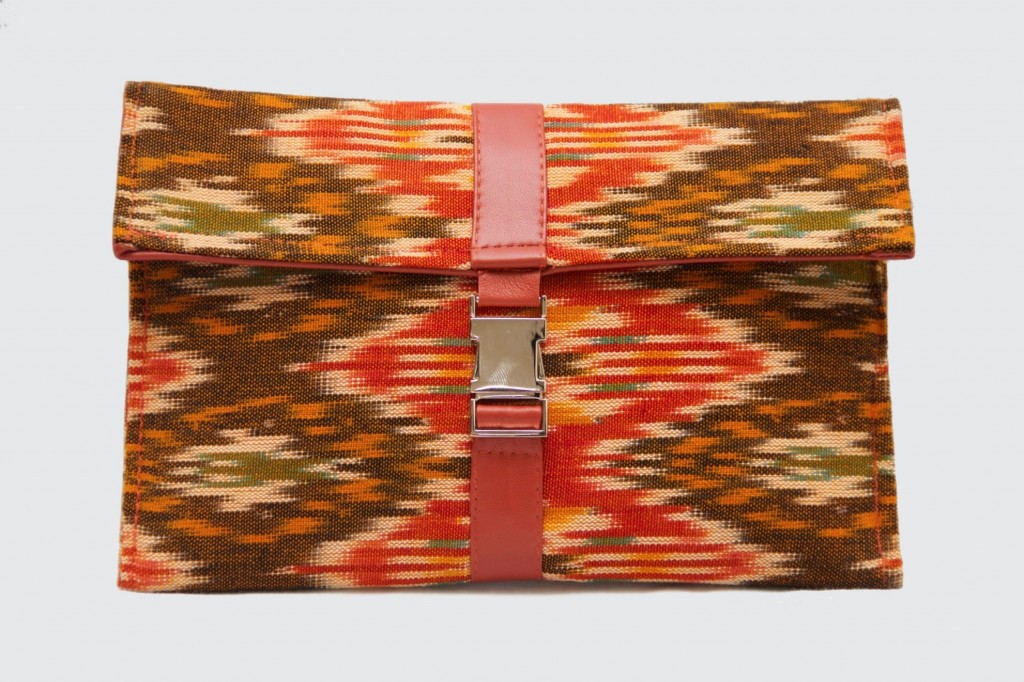 Indonesia Ikat Small Clutch from the Exotica Collection by Wilbur Pack Jr. 