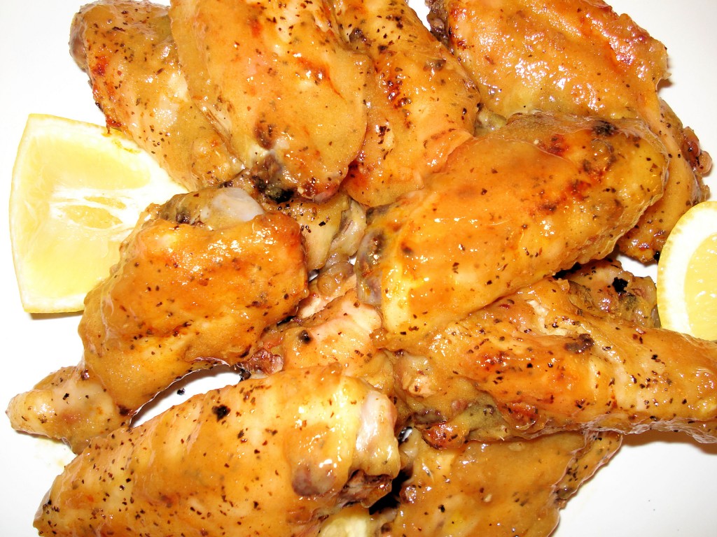 Dijon Honey Chicken Wings 576