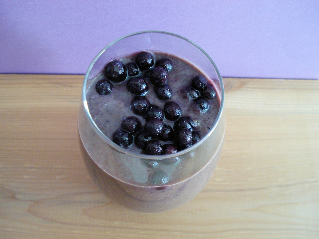 Wild Blueberry Avocado Smoothis from Sherry Alexancer