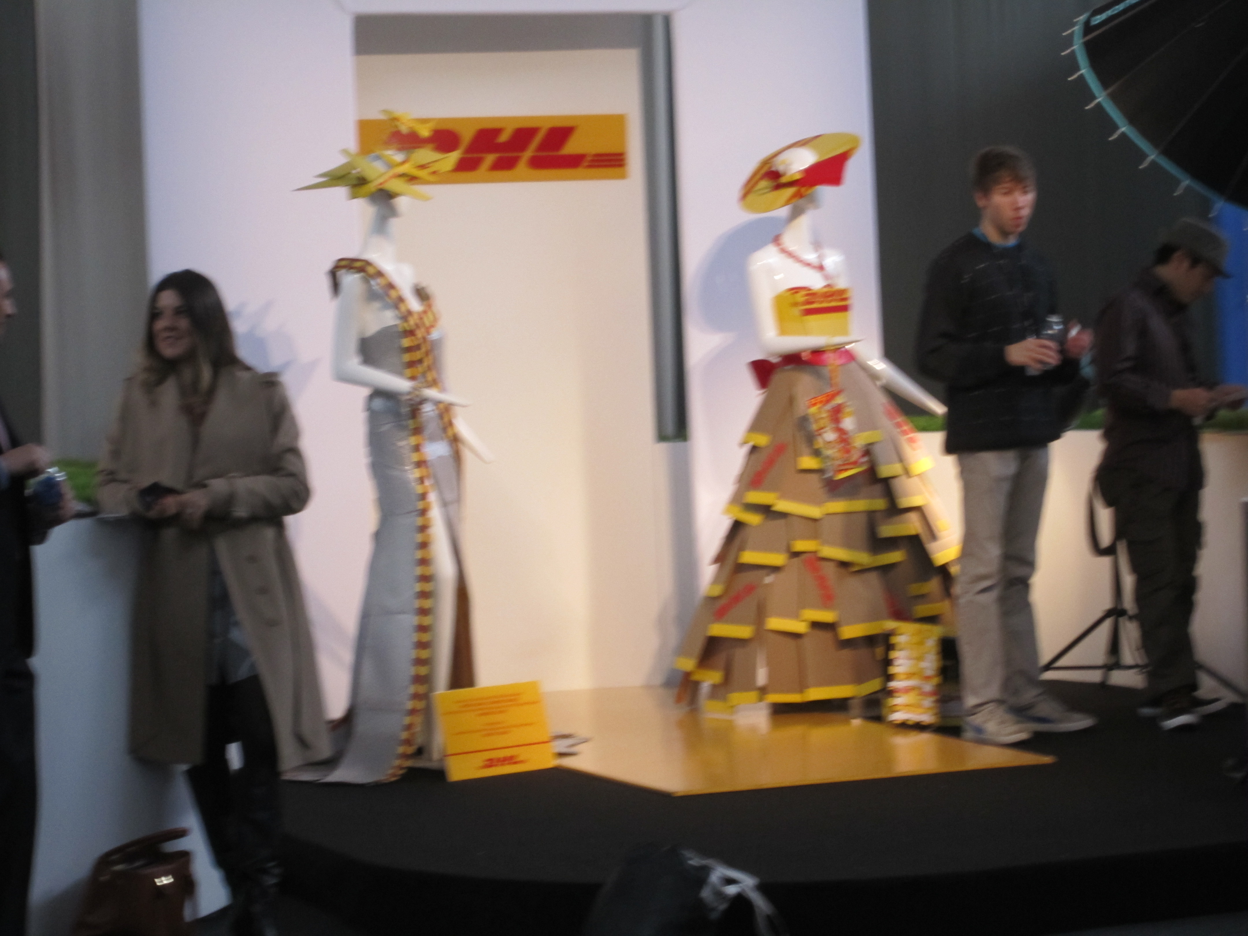 DHL Booth at NY Fashion Week