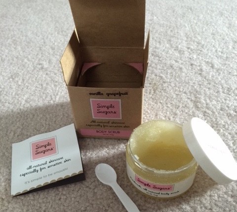 Simple Sugars Vanilla Grapefruit Body Scrub